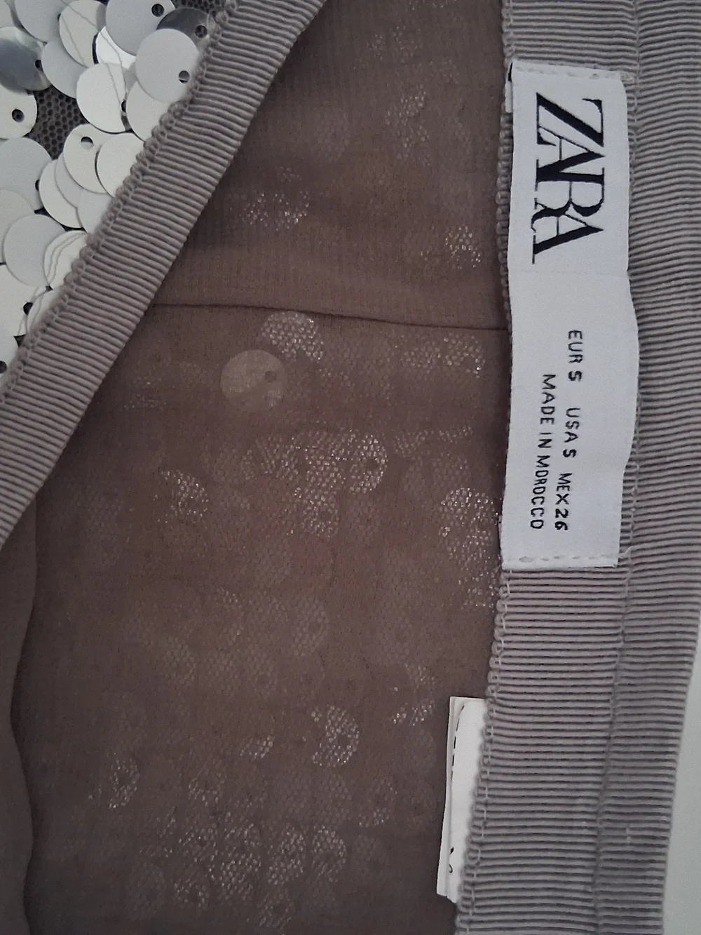 Zara full silver